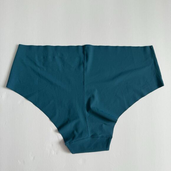 NWOT DKNY Women 2 Pc Litewear Cut Anywear Blue Burgundy Size Large Hipster Panty - Picture 3 of 5